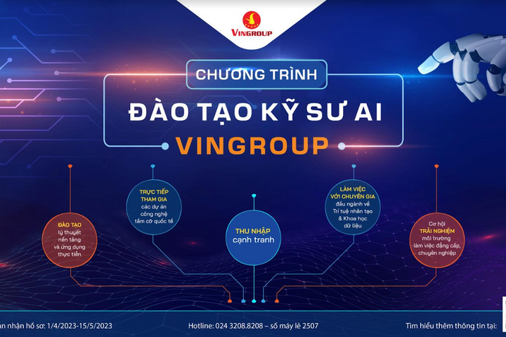 Chương trình Đào tạo Kỹ sư AI Vingroup tuyển sinh năm thứ 4