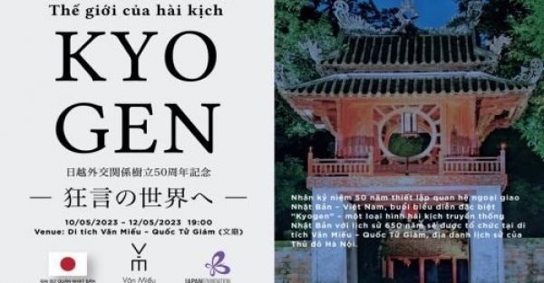 Chương trình hài kịch Kyogen kỷ niệm 50 năm thiết lập quan hệ ngoại giao Việt Nam - Nhật Bản