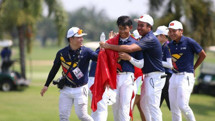 Vận động viên 15 tuổi giành Huy chương Vàng lịch sử cho golf Việt Nam tại SEA Games 32