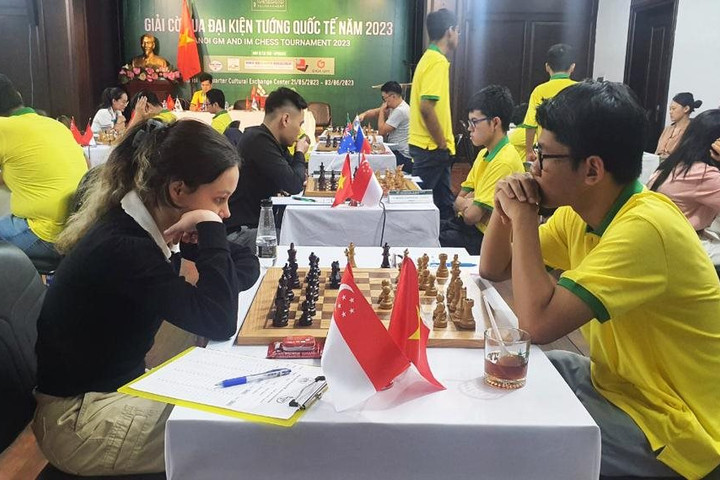 Giải cờ vua quốc tế Hà Nội năm 2023 thu hút gần 40 kỳ thủ từ 10 quốc gia
