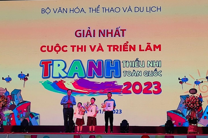 39 tác phẩm đoạt giải Cuộc thi và triển lãm tranh thiếu nhi toàn quốc năm 2023