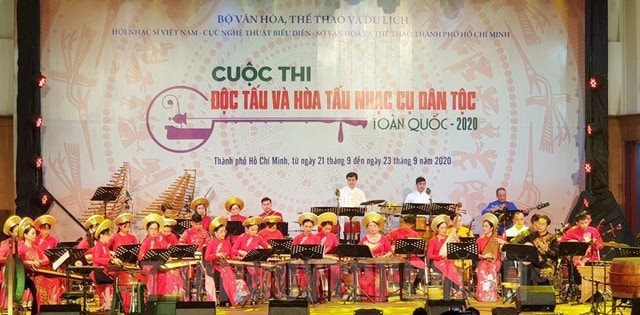 Cuộc thi Độc tấu và Hòa tấu nhạc cụ dân tộc  thu hút gần 1.000 nghệ sĩ tham gia