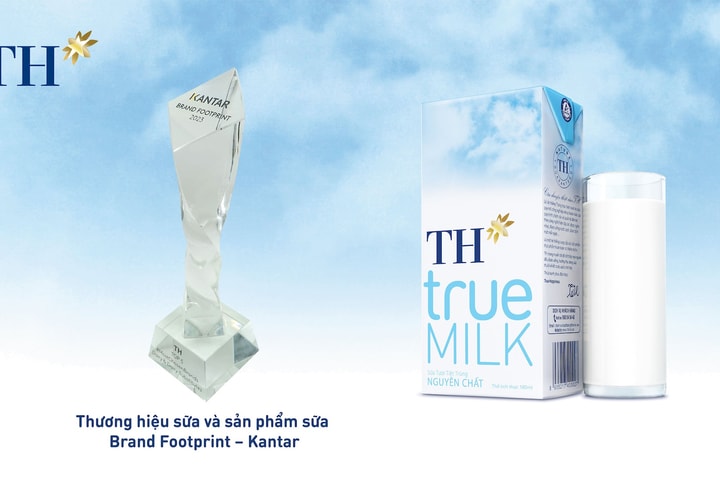 TH true MILK lọt top 2 Thương hiệu được lựa chọn nhiều nhất