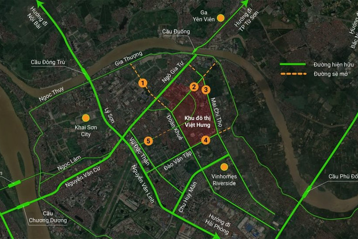 Hà Nội: Mở thêm 5 tuyến đường quanh khu đô thị Việt Hưng, Long Biên