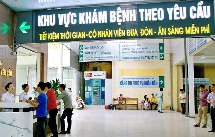 Giá khám chữa bệnh theo yêu cầu của các bệnh viện lớn trên địa bàn Hà Nội từ ngày 15/8 như thế nào?