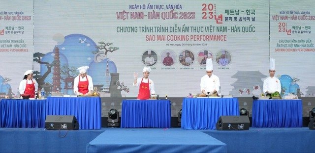 Đặc sắc Ngày hội ẩm thực, văn hóa Việt Nam – Hàn Quốc tại phố đi bộ Trần Nhân Tông