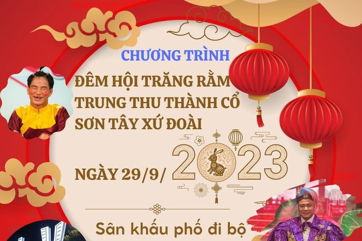 Trung thu “Thành cổ - Sơn Tây xứ Đoài năm 2023” sẽ mang đậm nét văn hóa truyền thống