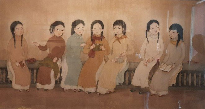 Triển lãm "Phụ nữ đọc sách" qua nét vẽ của 17 họa sĩ​