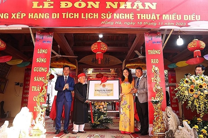 Miếu Diều (huyện Đan Phượng) được xếp hạng Di tích lịch sử nghệ thuật