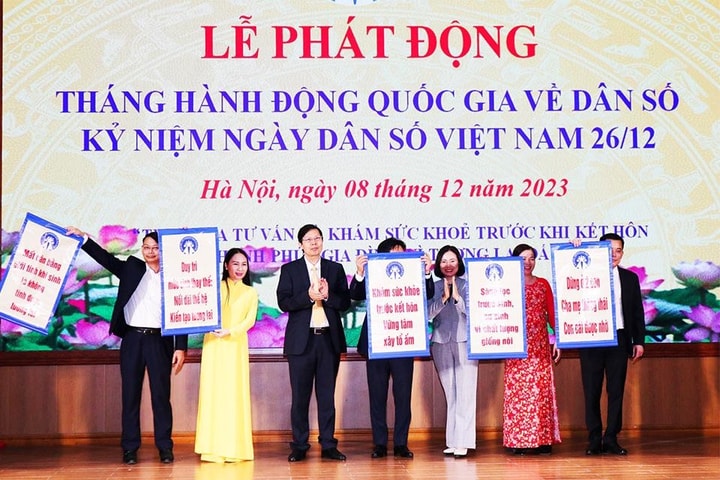 Hà Nội tổ chức lễ phát động Tháng hành động quốc gia về dân số