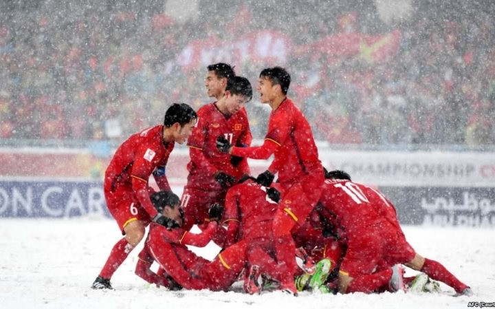 Đội tuyển bóng đá nam của Việt Nam khép lại năm 2023 với vị trí số 1 Đông Nam Á 