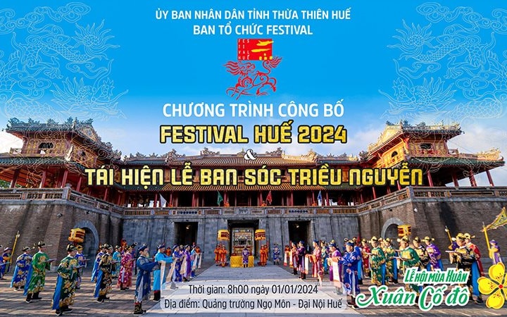 Các sự kiện, chương trình diễn ra tại lễ hội “Xuân Cố đô” Festival Huế 2024