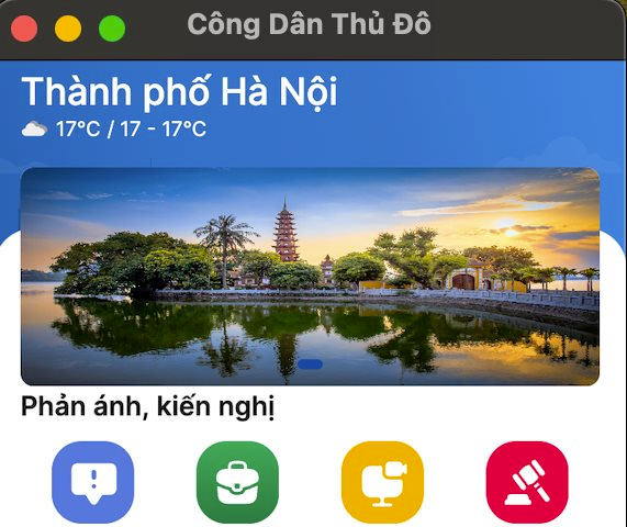 Hà Nội triển khai thí điểm ứng dụng “Công dân Thủ đô số”
