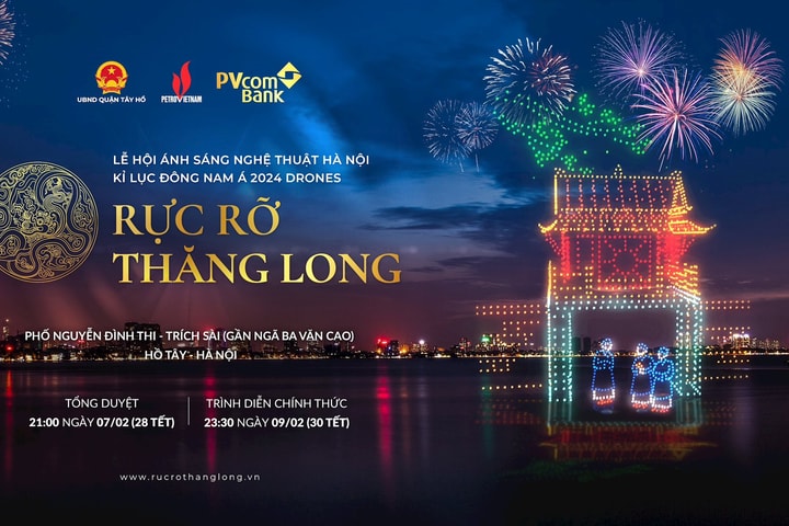 Lễ hội ánh sáng nghệ thuật Hà Nội: Rực rỡ Thăng Long