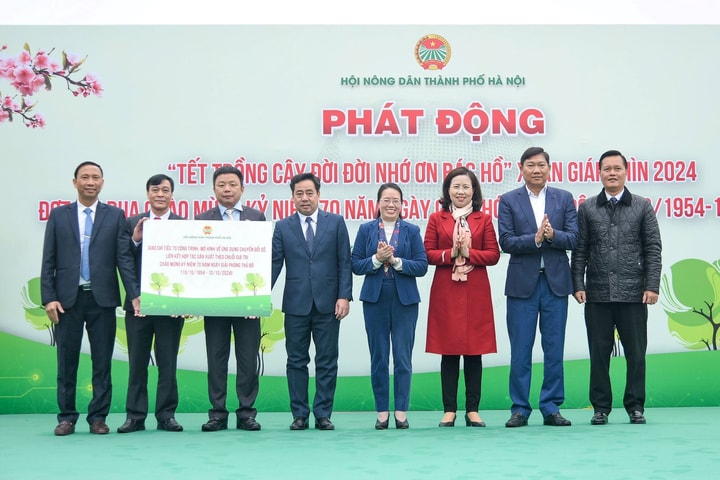 Hội Nông dân thành phố Hà Nội tổ chức Lễ phát động Tết trồng cây “Đời đời nhớ ơn Bác Hồ”