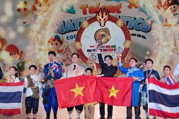 Học sinh Việt Nam giành Giải Đặc biệt tại Cuộc thi “Tìm kiếm tài năng Toán học quốc tế ITMC"