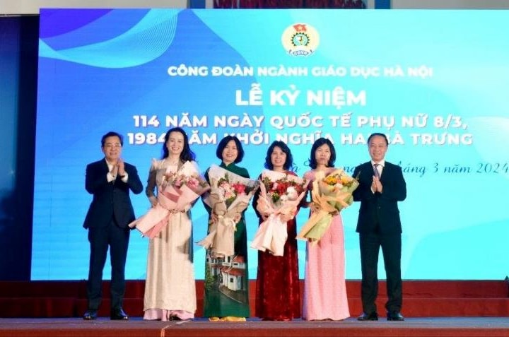 Công đoàn giáo dục Hà Nội tri ân 110.000 nữ cán bộ, giáo viên