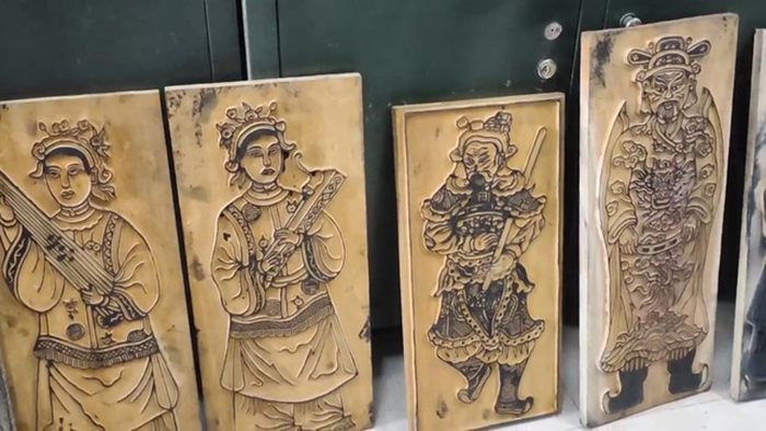 Phòng trưng bày tranh ảnh ở TP Huế bị kẻ gian lấy trộm nhiều mộc bản dùng in khắc tranh dân gian