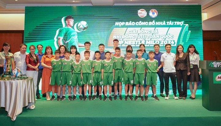 Nestlé MILO đồng hành cùng Giải Bóng đá Nhi đồng (U11) toàn quốc 2024