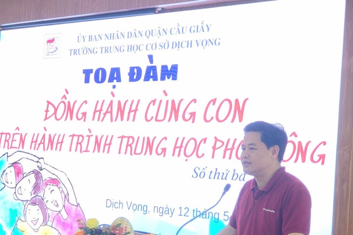 Tọa đàm " Cùng con trên hành trình THPT" giải đáp nhiều băn khoăn cho phụ huynh có con thi vào lớp 10