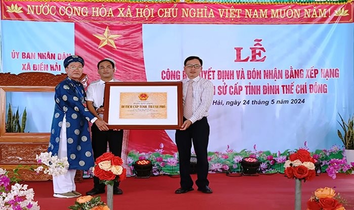 Ngôi đình mang nét đặc trưng kiến trúc dân gian triều Nguyễn ở Huế được công nhận là di tích lịch sử