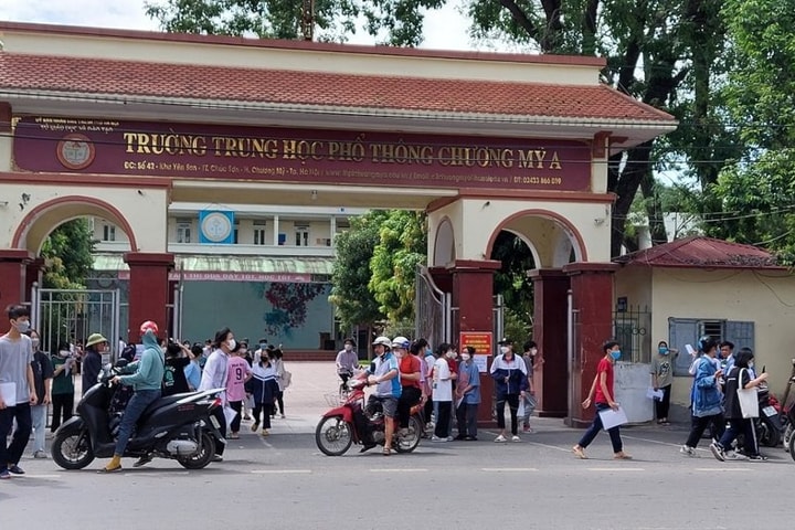 Huyện Chương Mỹ chủ động phòng chống thiên tai trong kỳ thi tuyển sinh vào lớp 10, tốt nghiệp THPT