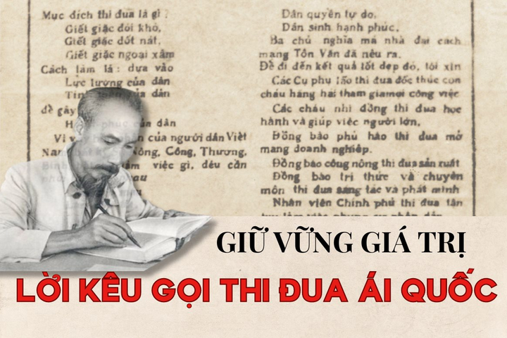 [Infographic]“Lời kêu gọi thi đua ái quốc” của Chủ tịch Hồ Chí Minh