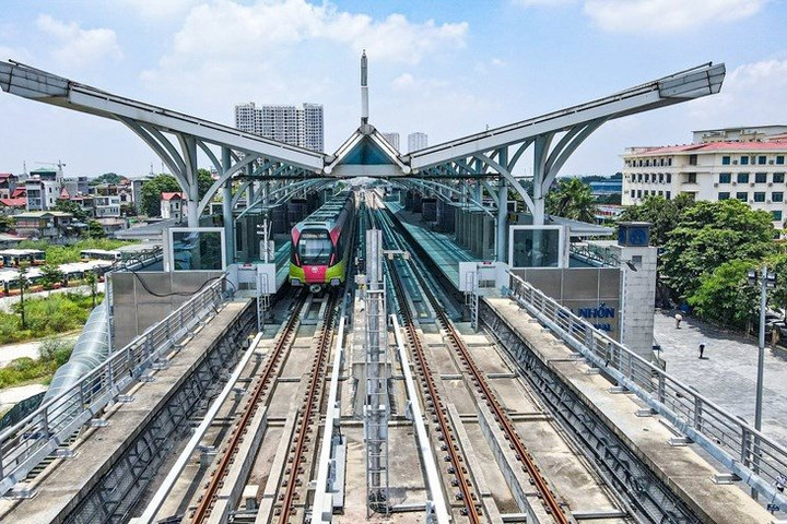 Đoạn trên cao tuyến đường sắt đô thị Nhổn - Ga Hà Nội chính thức được Chứng nhận an toàn hệ thống