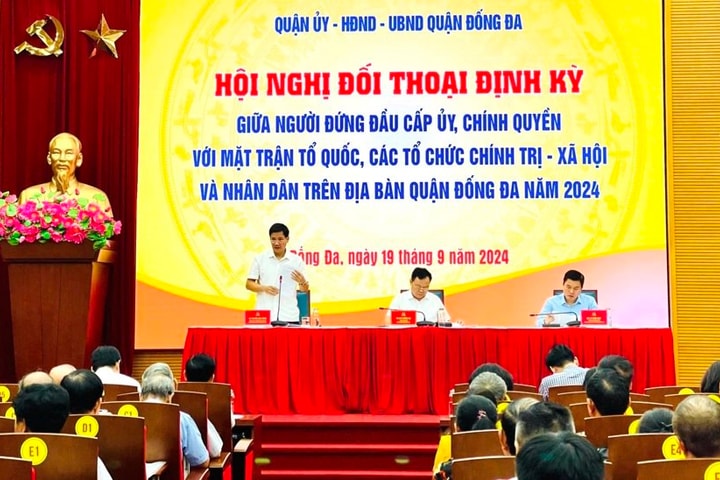 Quận Đống Đa: Tập trung giải quyết kịp thời, hiệu quả các vấn đề nhân dân quan tâm