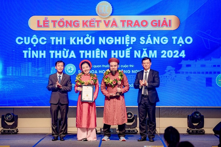 “Nghiên cứu, sáng tạo trà Hoàng Mai Huế…” giải nhất cuộc thi Khởi nghiệp đổi mới sáng tạo tỉnh Thừa Thiên Huế