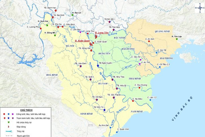 Hà Nội sẽ xây 2 đập dâng trên sông Hồng để phòng chống thiên tai vào năm 2025