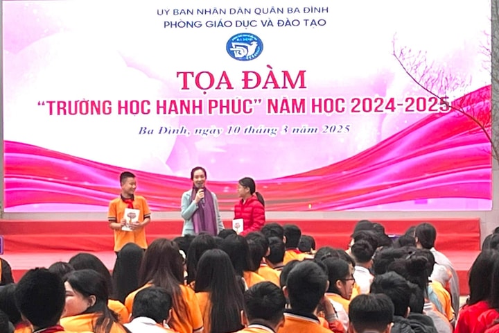 Ngành giáo dục quận Ba Đình quyết tâm xây dựng "Trường học hạnh phúc"