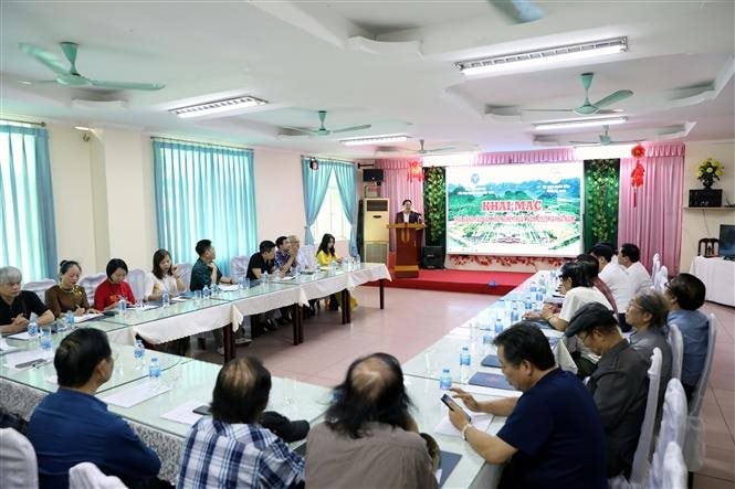 Liên hiệp các hội VHNT Việt Nam khai mạc trại sáng tác tại Hà Nam