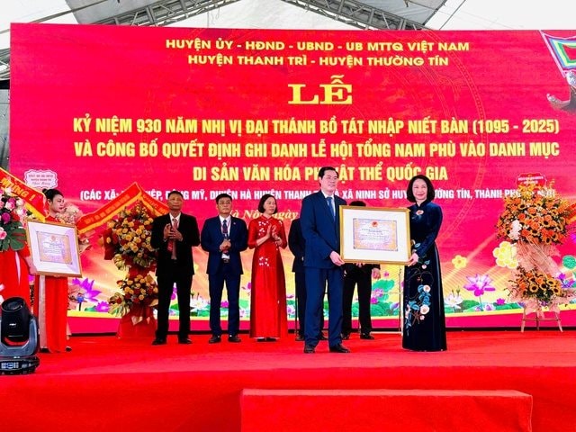 Lễ hội Tổng Nam Phù vào danh mục Di sản văn hóa phi vật thể cấp quốc gia