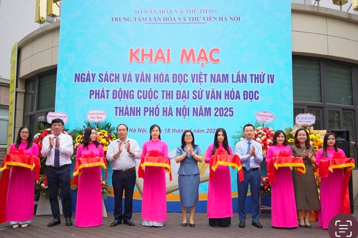 Hà Nội: Khai mạc Ngày Sách và Văn hóa đọc, phát động Cuộc thi Đại sứ Văn hóa đọc TP Hà Nội năm 2025