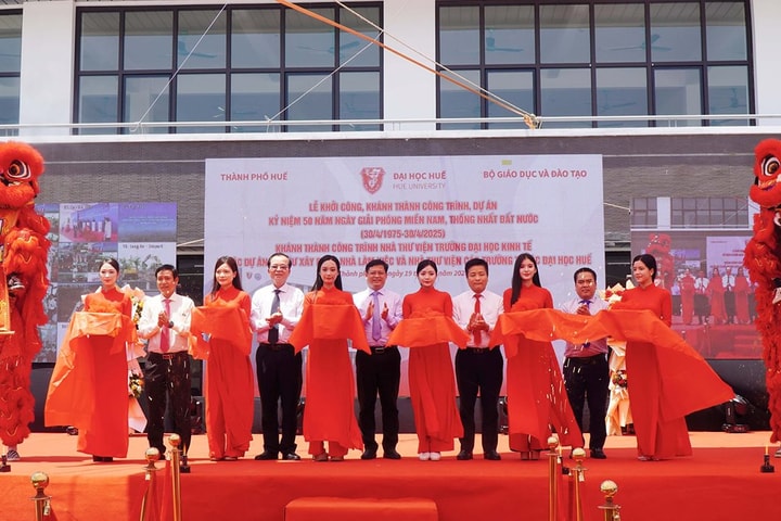 Khánh thành, đưa vào sử dụng Nhà thư viện Trường Đại học Kinh tế Huế