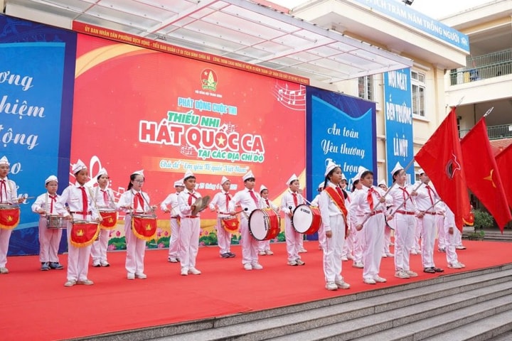 Phát động cuộc thi thiếu nhi hát Quốc ca tại các địa chỉ đỏ