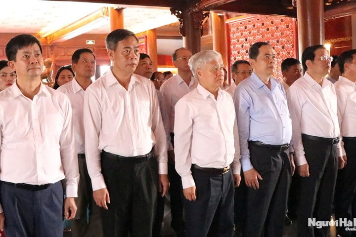 Chủ tịch Quốc hội Trần Thanh Mẫn dự lễ khánh thành Khu lưu niệm Tổng Bí thư Lê Duẩn