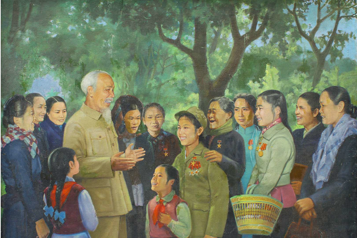 Cơ hội chiêm ngưỡng những tác phẩm nghệ thuật tạo hình đặc sắc về Chủ tịch Hồ Chí Minh