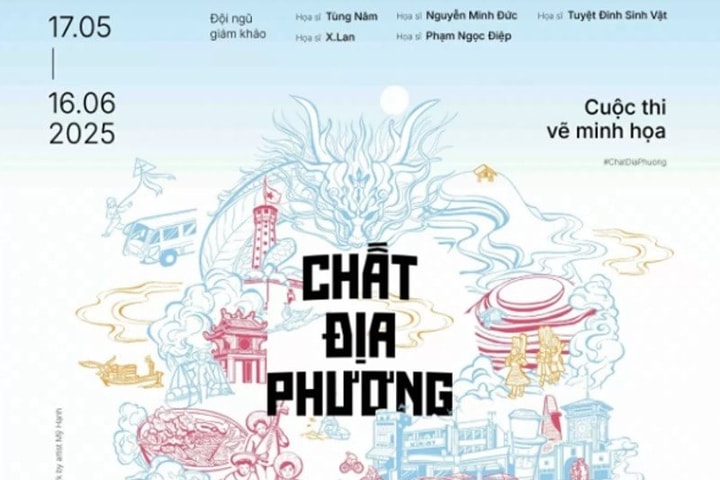 Khởi động cuộc thi vẽ minh họa "Chất địa phương"