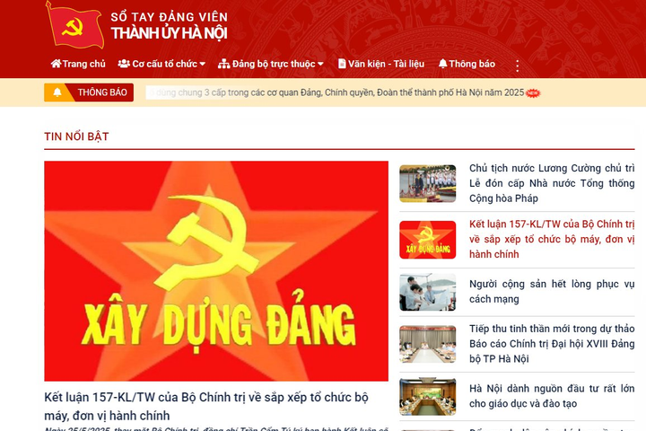 Triển khai Sổ tay Đảng viên điện tử: Tiếp tục nâng cao nhận thức chính trị, tư tưởng cho đảng viên của Thủ đô