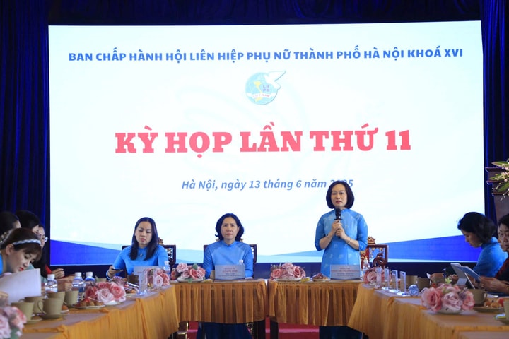 Hội nghị Ban Chấp hành Hội Liên hiệp Phụ nữ Thành phố Hà Nội kỳ họp thứ 11