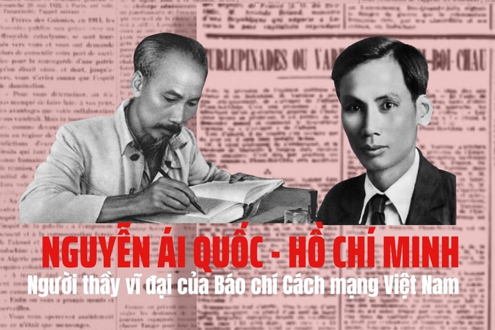 [Inforgaphic] Nguyễn Ái Quốc - Hồ Chí Minh: Người thầy vĩ đại của báo chí cách mạng Việt Nam
