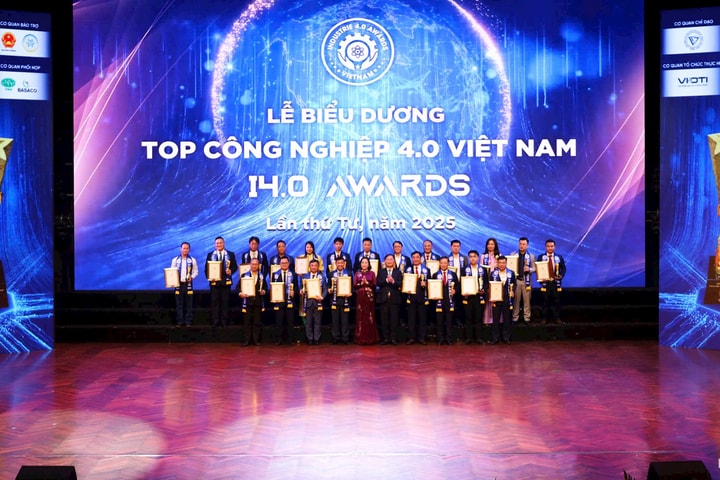 Tôn vinh 125 doanh nghiệp, cá nhân tại Top Công nghiệp 4.0 Việt Nam năm 2025