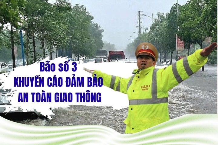 [Infographic] Khuyến cáo đảm bảo an toàn giao thông do bão