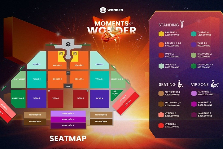 Siêu nhạc hội Moments of Wonder chính thức bán vé từ 1/8: khai hoả cuộc đua săn vé