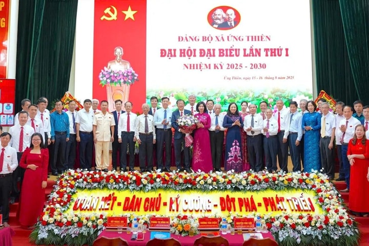 Phát huy truyền thống, xây dựng xã Ứng Thiên phát triển toàn diện, bền vững
