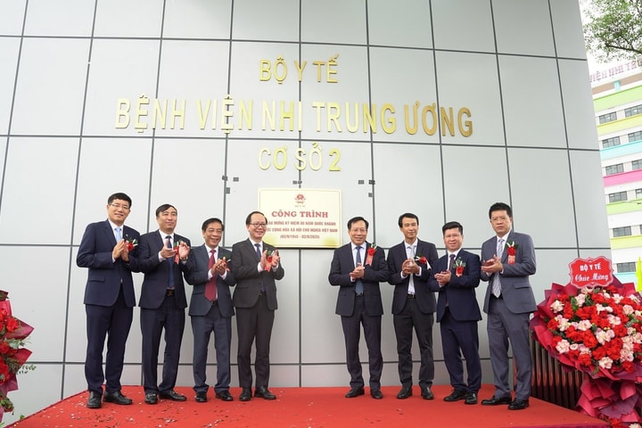 Bệnh viện Nhi Trung ương cơ sở 2 tại xã Kiều Phú (Hà Nội) chính thức đi vào hoạt động