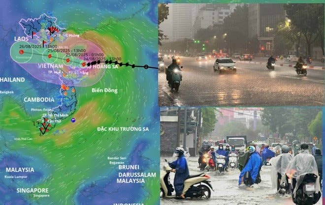 Bão số 5 có thể mạnh như siêu bão Yagi lúc đổ bộ, Hà Nội mưa to, gió lớn