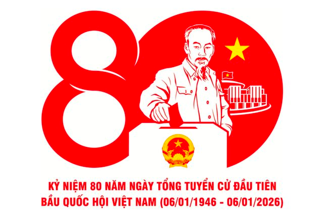 Phê duyệt mẫu biểu trưng Kỷ niệm 80 năm Ngày Tổng tuyển cử đầu tiên bầu Quốc hội Việt Nam